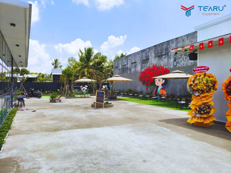 Không gian Cafe rộng rãi và có gu riêng