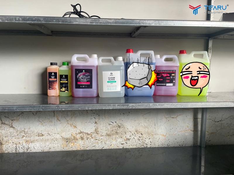 Dung dịch rửa và chăm sóc xe do Tearu cung cấp 