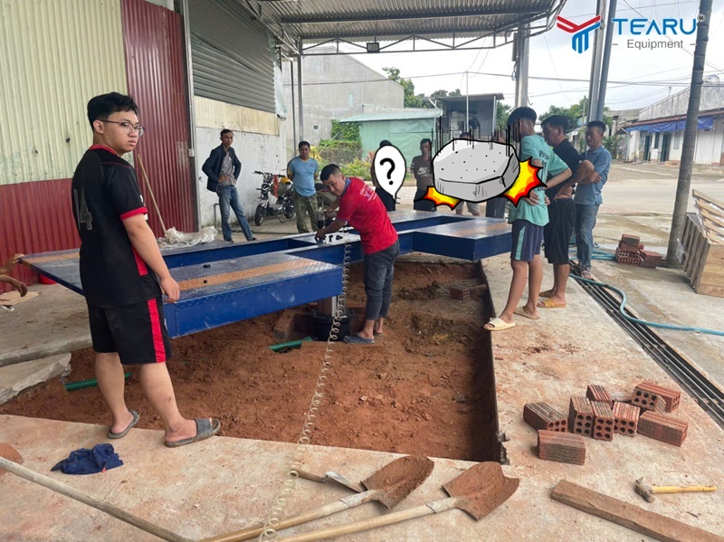 Bàn giao bộ thiết bị rửa xe cho anh Đức ở KonTum 