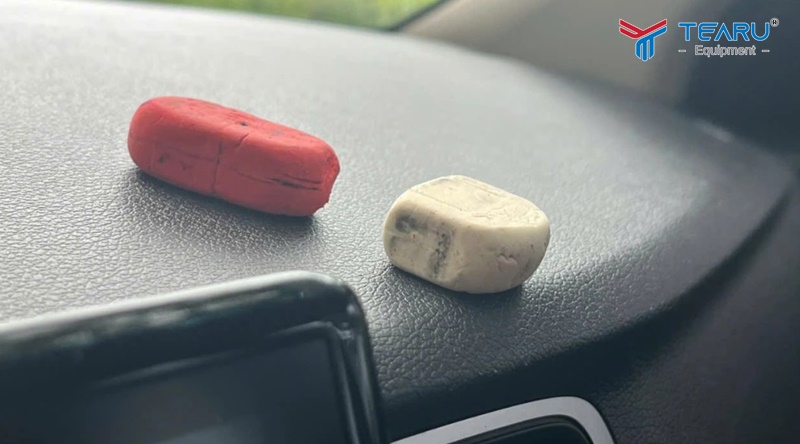 Thành phần trong cục tẩy có thể phát tán khí độc 