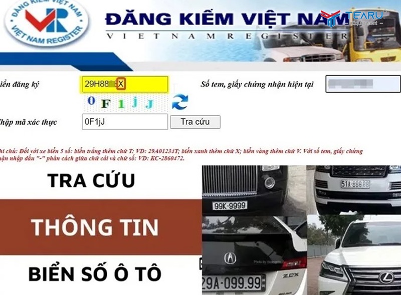 Tra cứu quá Cục Đăng Kiểm Việt Nam 