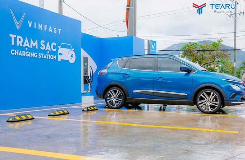 Mô hình trạm sạc xe điện kết hợp rửa xe - Giải pháp xanh cho tương lai 