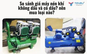 Nên mua máy nén khí có dầu hay không dầu?