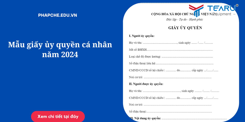 Giấy giới thiệu hoặc giấy uỷ quyền 