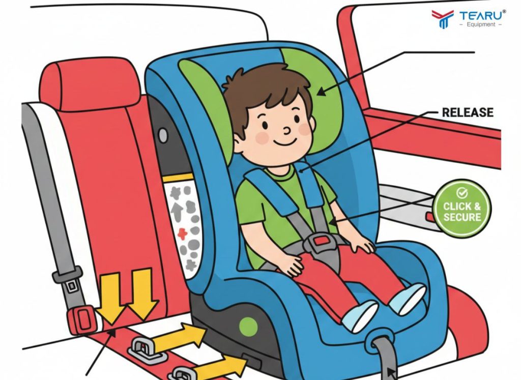 Áp dụng Quy định mới về Ghế Trẻ Em Trên Xe Ô Tô cho trẻ dưới 10 tuổi