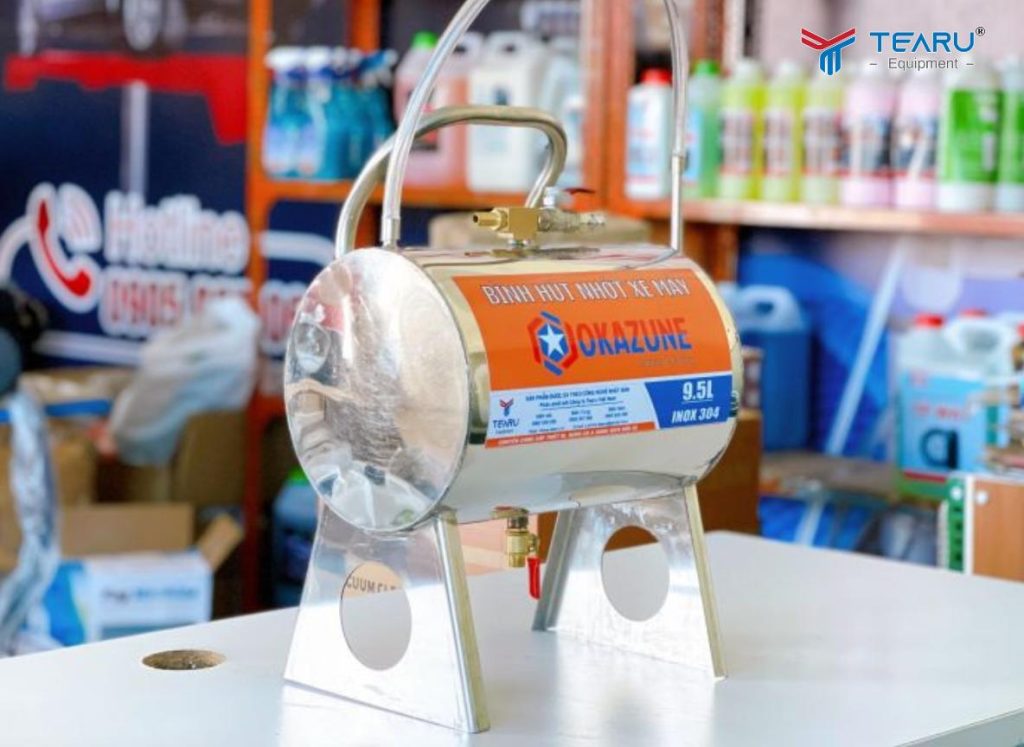 Công ty Tearu Đà Nẵng là đơn vị cung cấp máy hút nhớt Okazune chính hãng