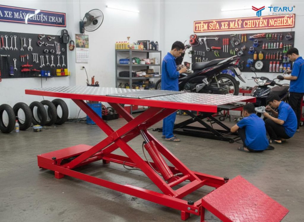 TEARU chuyên phân phối các dòng bàn nâng điện – thủy lực
