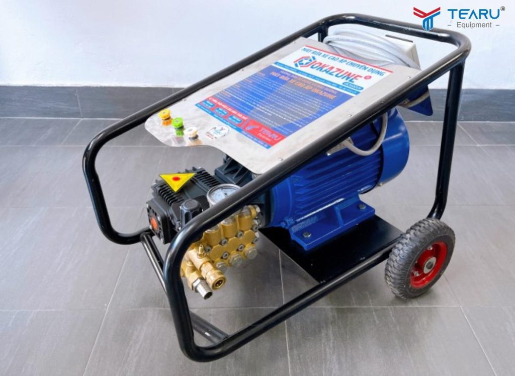 Máy rửa xe cao áp Okaxune là trái tim của tiệm