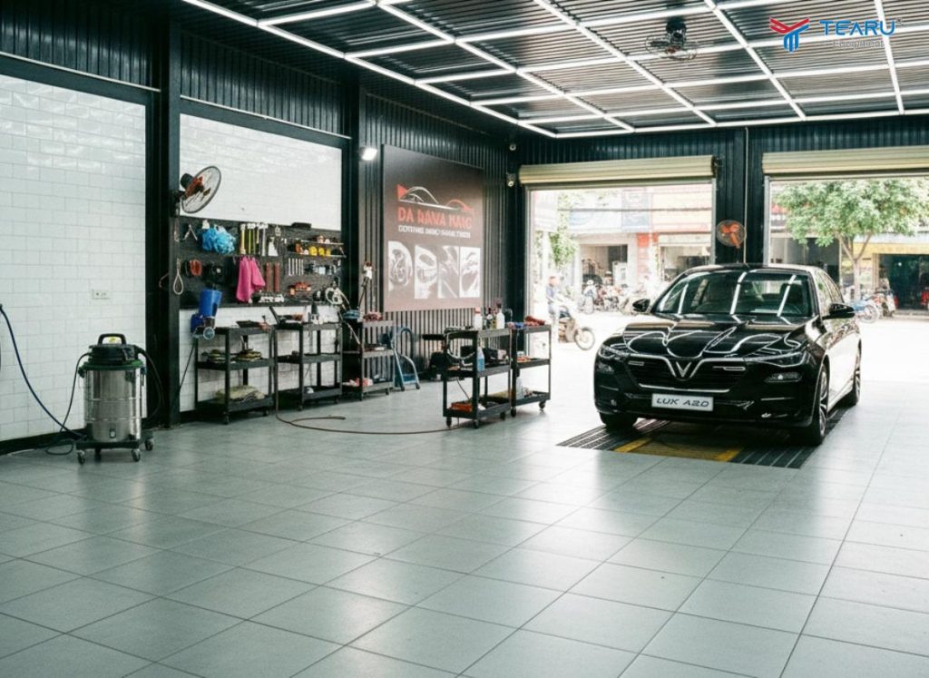 Công ty Tearu chuyên cung cấp, thi công trọn gói trung tâm Detailing tại Đà Nẵng