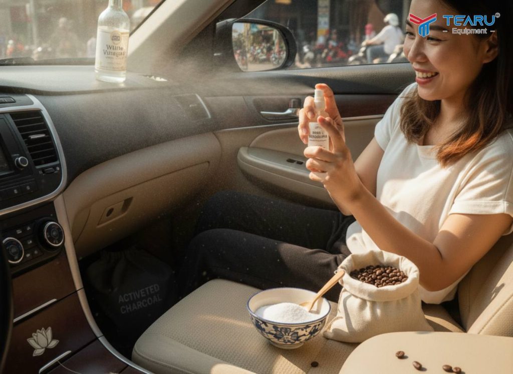 Cách khử mùi hôi trên xe ô tô bằng nguyên liệu tự nhiên (Mẹo hay) 1 Cách khử mùi hôi trên xe ô tô bằng nguyên liệu tự nhiên