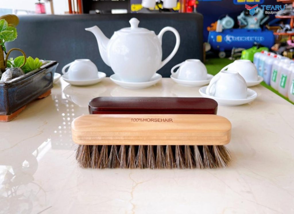 Bàn chải lông đuôi ngựa vệ sinh nội thất xe ô tô