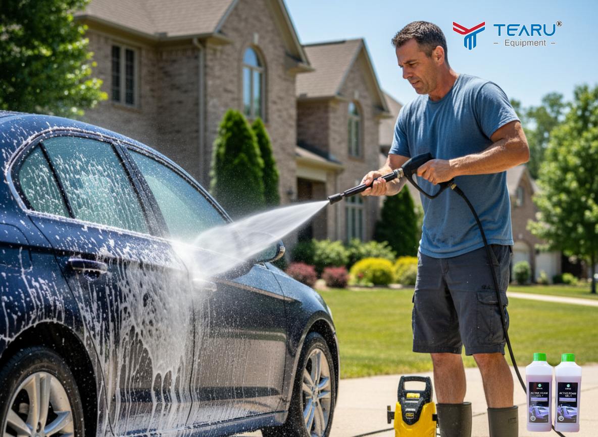 Cách Pha Dung Dịch Rửa Xe Ô Tô Đúng Tỉ Lệ Chuẩn Nhất