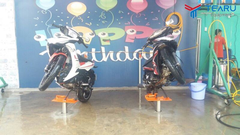 Thường xuyên bảo dưỡng ben nâng rửa xe máy