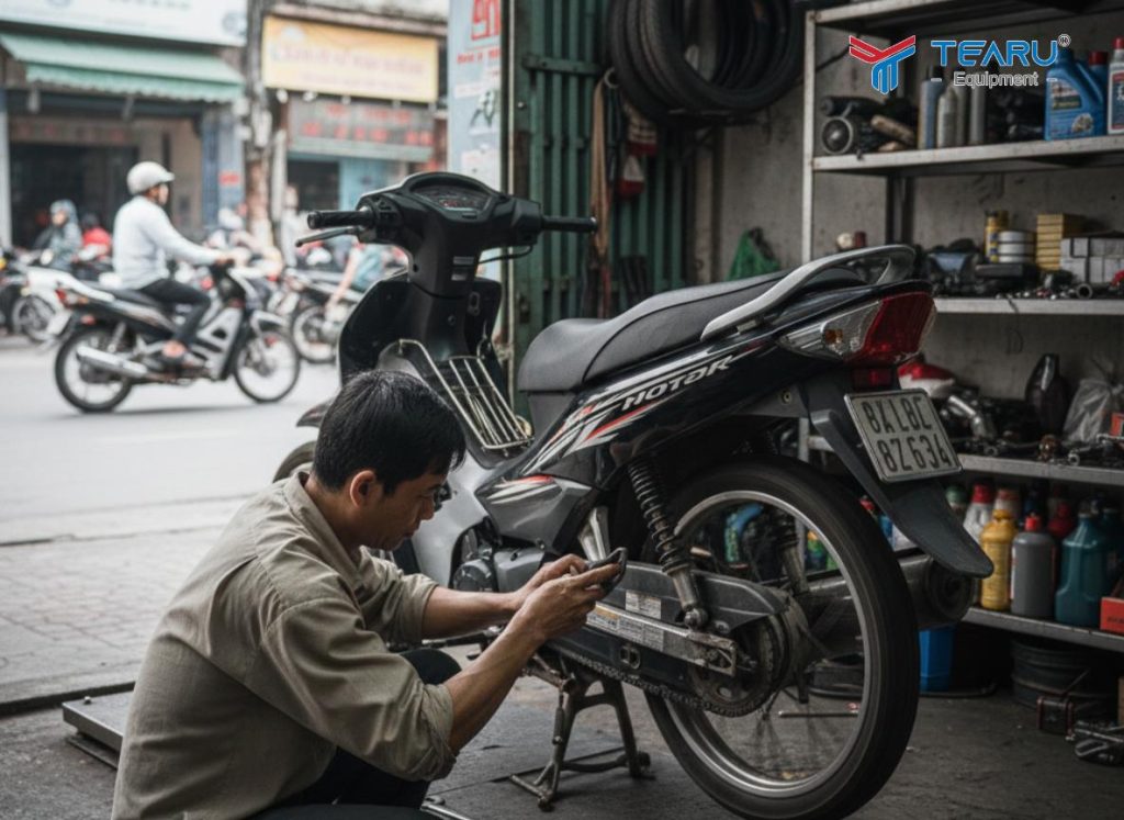 Bí Quyết Bảo Dưỡng Xích Xe Máy Luôn Trơn Tru, Không Bị Rão 2 Nếu không kiểm tra và bảo dưỡng xích xe máy máy kịp thời có thể bị đứt xích giữa đường