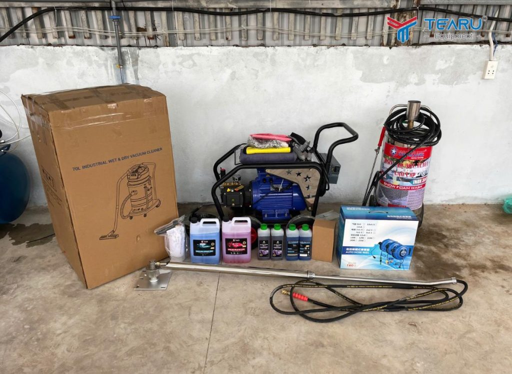 Hướng Dẫn Lắp Đặt Và Sử Dụng Tay Quay Rửa Xe 360 Độ Đúng Cách 3 Khi kết nối tay quay với máy rửa xe cao áp cần Siết chặt vừa đủ, tránh siết quá mạnh gây hư ren