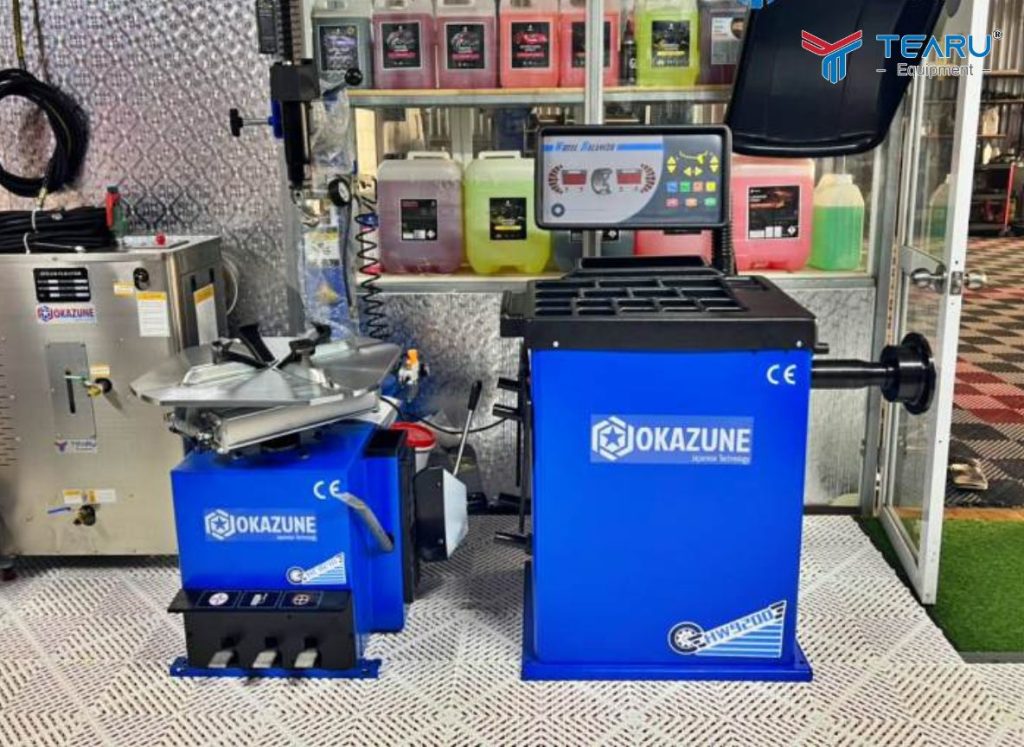 Công ty Tearu cung cấp sản phẩm máy ra vào lốp ô tô chính hãng 100%