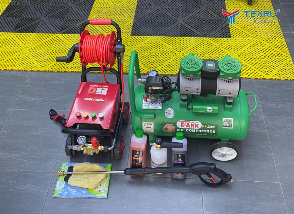 Kinh Doanh Rửa Xe Máy Dịp Tết 2026: Vốn Ít Nhưng Lợi Nhuận Bất Ngờ 2 Combo đầy đủ mở tiệm rửa xe dịp tết tại TEARU