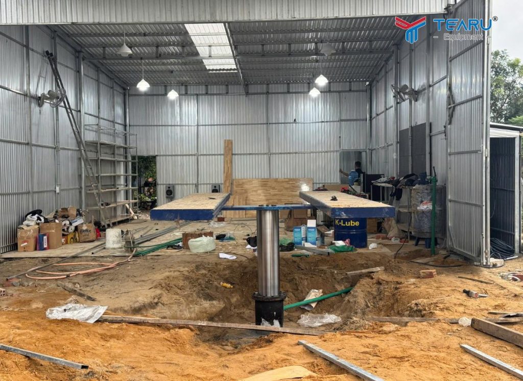 Hướng Dẫn Kỹ Thuật Đào Hố Móng Cầu Nâng 1 Trụ Chi Tiết Từ A–Z 1 Hướng Dẫn Kỹ Thuật Đào Hố Móng Cầu Nâng 1 Trụ Chi Tiết Từ A–Z