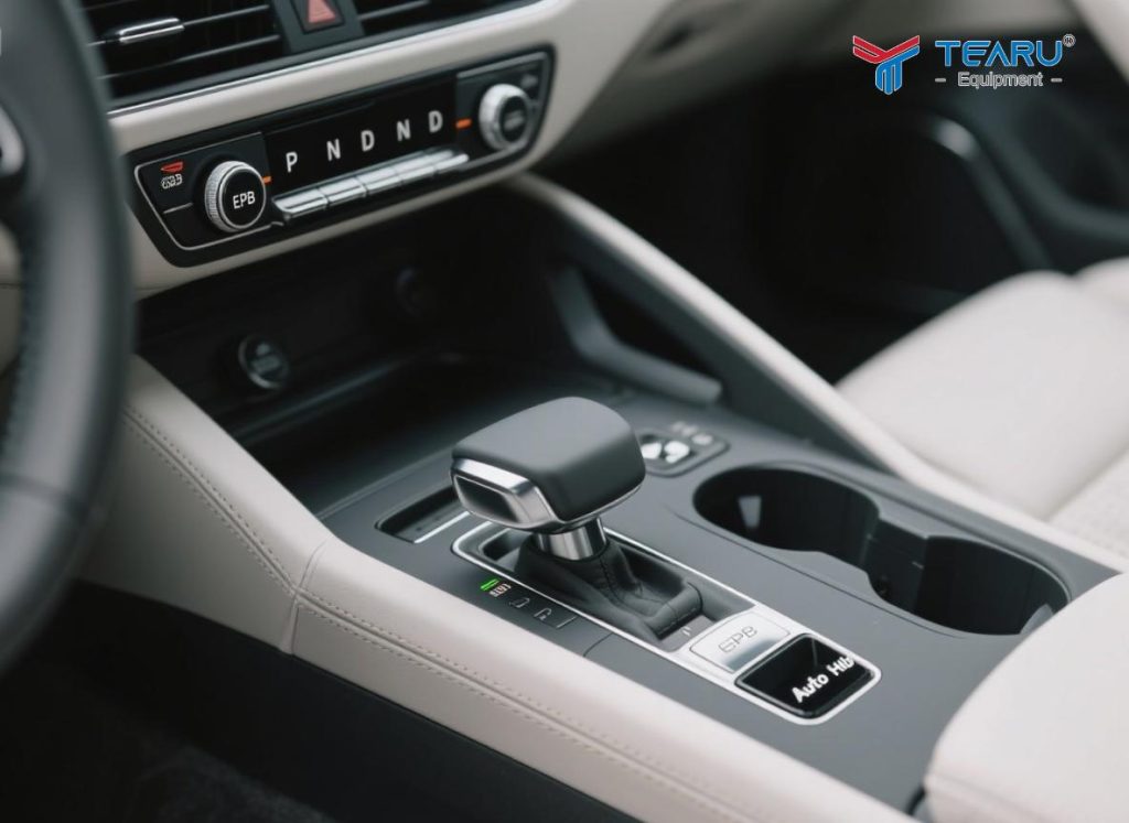 Các nút điều khiển trên hộp số xe số tự động