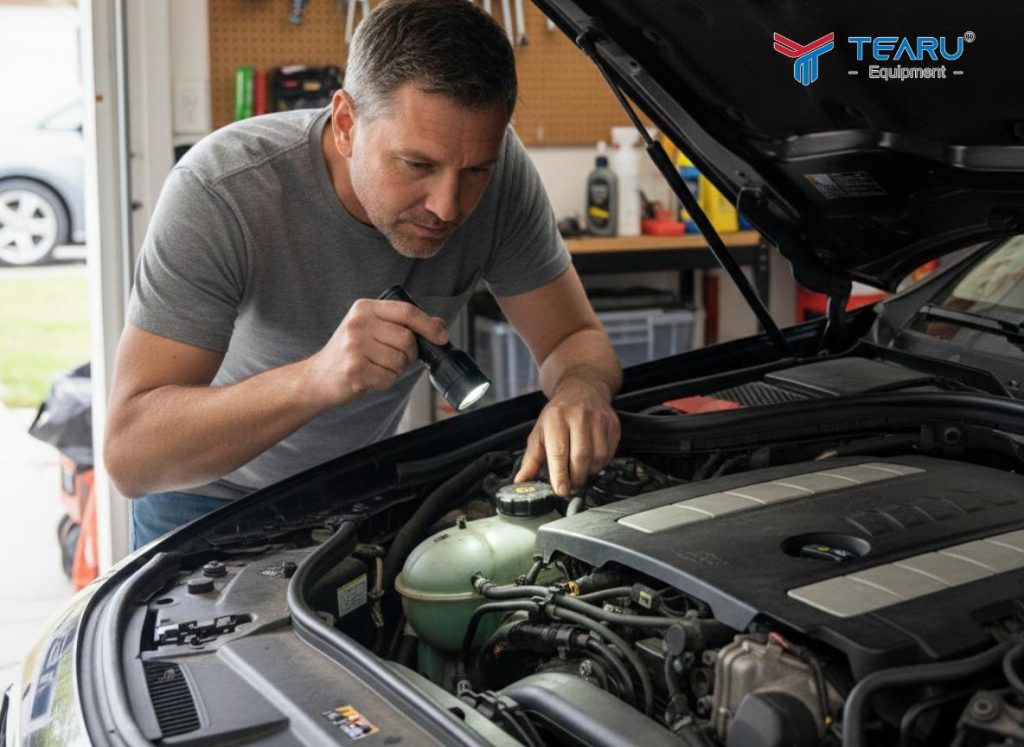 Cách Kiểm Tra Và Tự Đổ Nước Mát Ô Tô Tại Nhà Chuẩn Kỹ Thuật 4 Nếu nước mát bị đổi màu, có mùi lạ hoặc xuất hiện cặn bẩn, hãy thay sớm hơn.