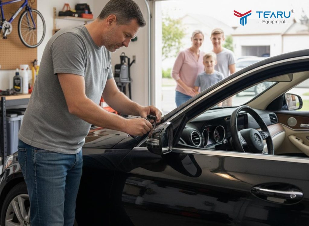 Cách Kiểm Tra Và Tự Đổ Nước Mát Ô Tô Tại Nhà Chuẩn Kỹ Thuật 3 Nổ máy khoảng 3–5 phút, quan sát nhiệt độ động cơ để đảm bảo hệ thống hoạt động bình thường.