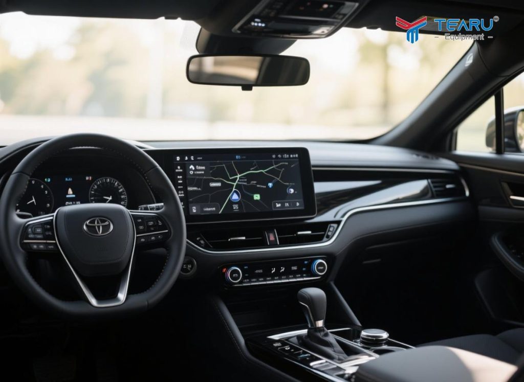 Lưu ý không nên nhìn bảng điều khiển quá lâu gây mất an toàn khi lái xe - Hướng Dẫn Sử Dụng Các Nút Điều Khiển Trên Xe Ô Tô Cho Người Mới Lái