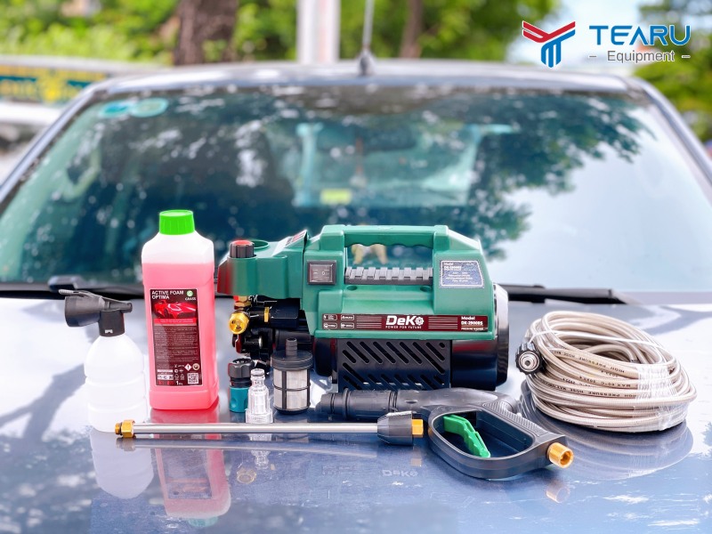 Cách Dùng Máy Rửa Xe Mini Đúng Chuẩn Để Tăng Tuổi Thọ 6 Máy Rửa Xe Mini Deko DK – 2900RS