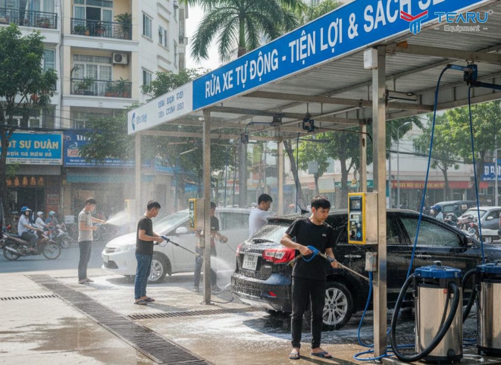 Có Nên Mở Dịch Vụ Rửa Xe Tự Phục Vụ? Phân Tích Chi Phí & Lợi Nhuận 1 Có Nên Mở Dịch Vụ Rửa Xe Tự Phục Vụ? Phân Tích Chi Phí & Lợi Nhuận