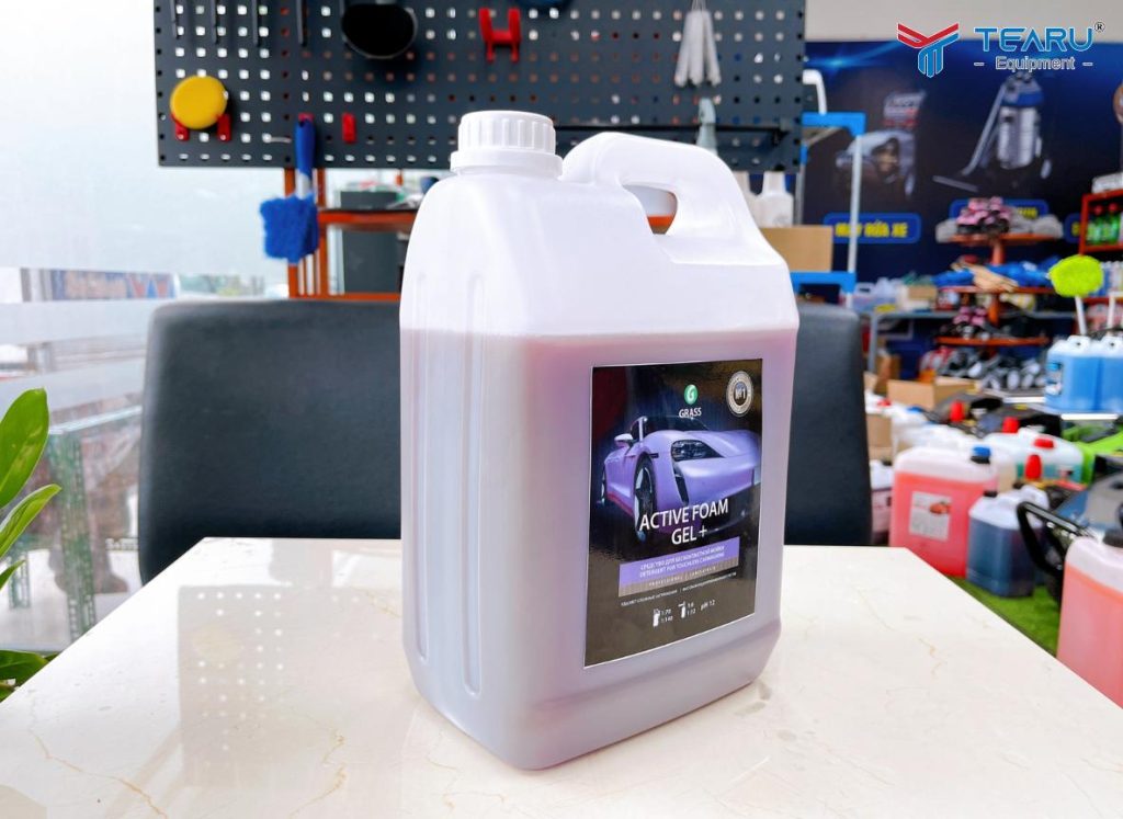 Những Sai Lầm Khi Rửa Xe Không Chạm Làm Giảm Tuổi Thọ Sơn Xe 5 Active Foam Gel+ là dòng dung dịch rửa xe không chạm được nhiều tiệm rửa xe chuyên nghiệp tin dùng