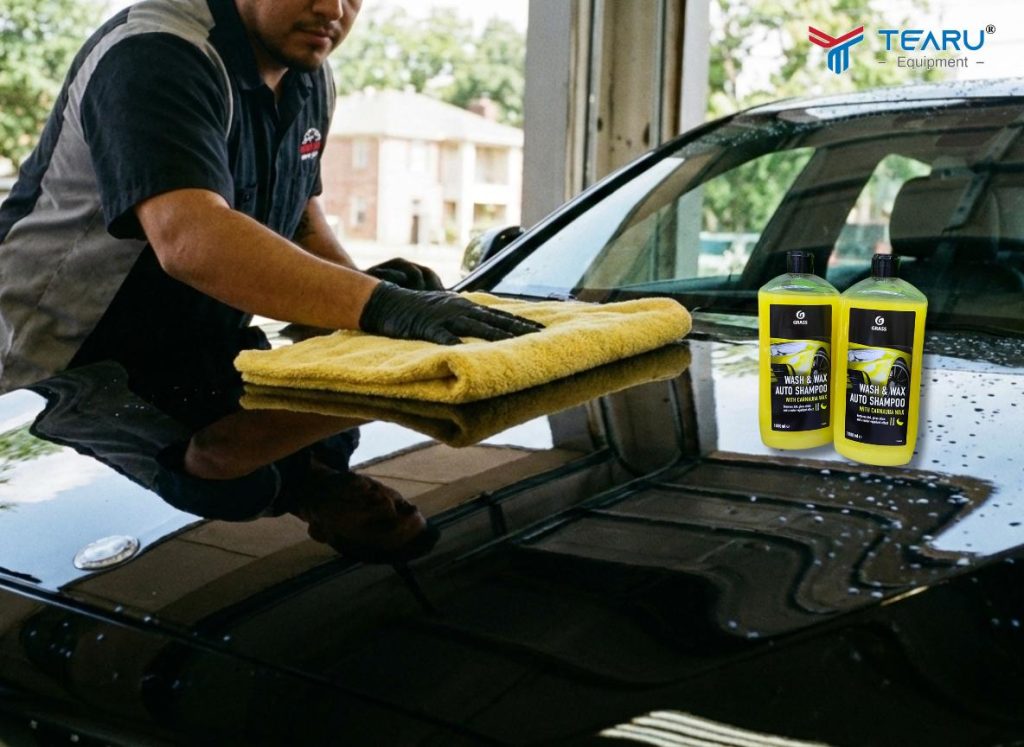 Top 1 Nước Rửa Xe Tại Nhà Wash Wax – Giải Pháp Làm Sạch & Bóng Xe Hiệu Quả 3 Rửa Xe Tại Nhà với Wash Wax tạo độ bóng và bảo vệ lớp sơn