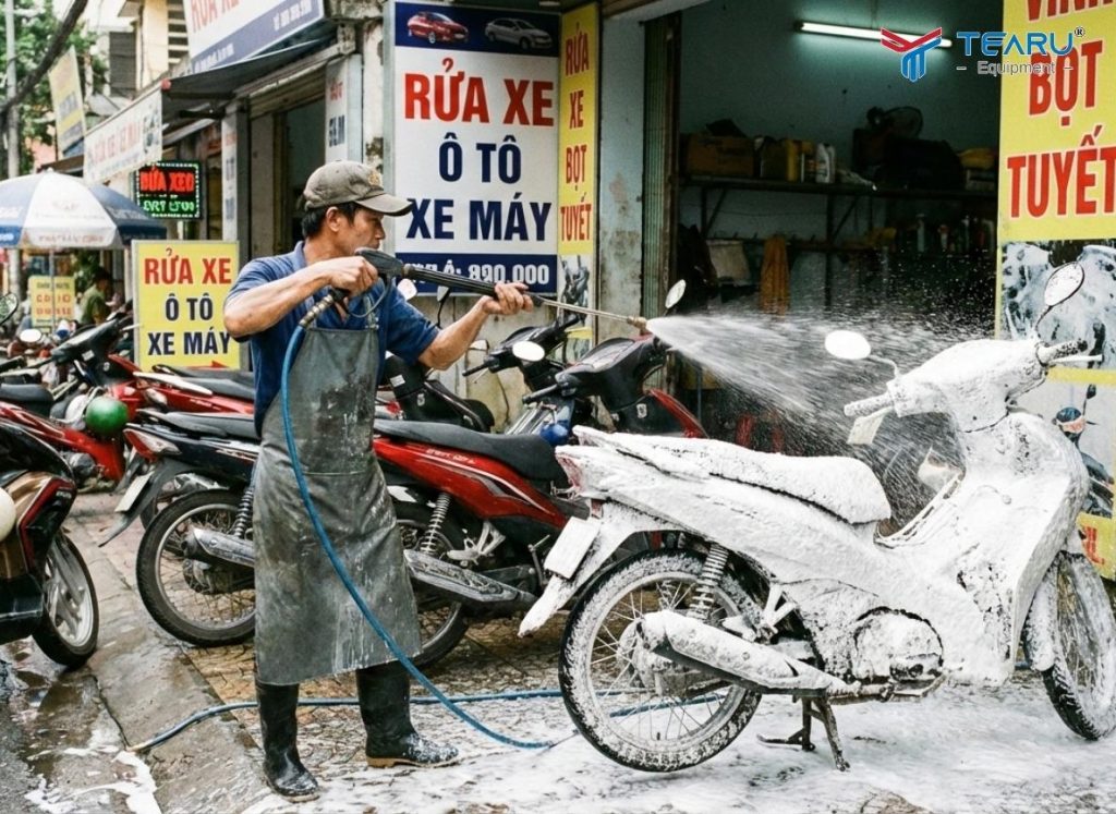 Nên Chọn Bột Hay Dung Dịch Rửa Xe Không Chạm Cho Tiệm Rửa Xe? 1 Nên Chọn Bột Hay Dung Dịch Rửa Xe Không Chạm Cho Tiệm Rửa Xe?