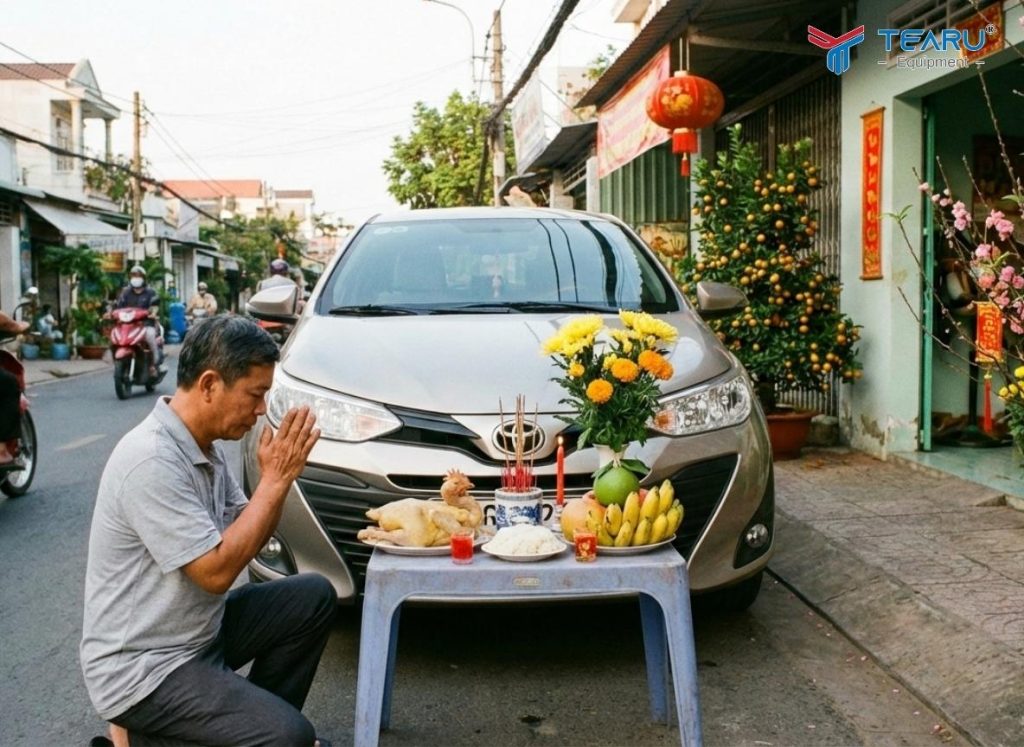 Cúng Xe Ô Tô Cuối Năm Ngày Nào Tốt? Giờ Đẹp Và Lễ Vật Cần Chuẩn Bị 4 Cần rửa xe sạch sẽ trước khi cúng