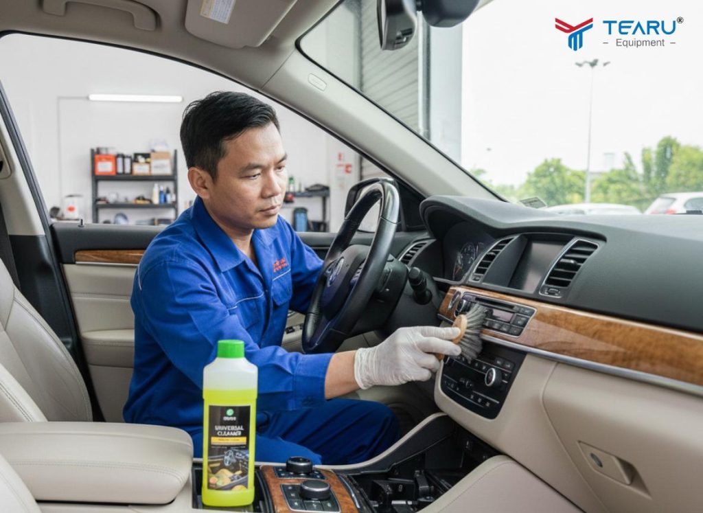 Dung Dịch Vệ Sinh Nội Thất Ô Tô Đa Năng Có Thật Sự Hiệu Quả? 3 Dung dịch vệ sinh nội thất Universal Cleaner làm sạch hiệu quả nhiều bề mặt: da, nỉ, nhựa, cao su