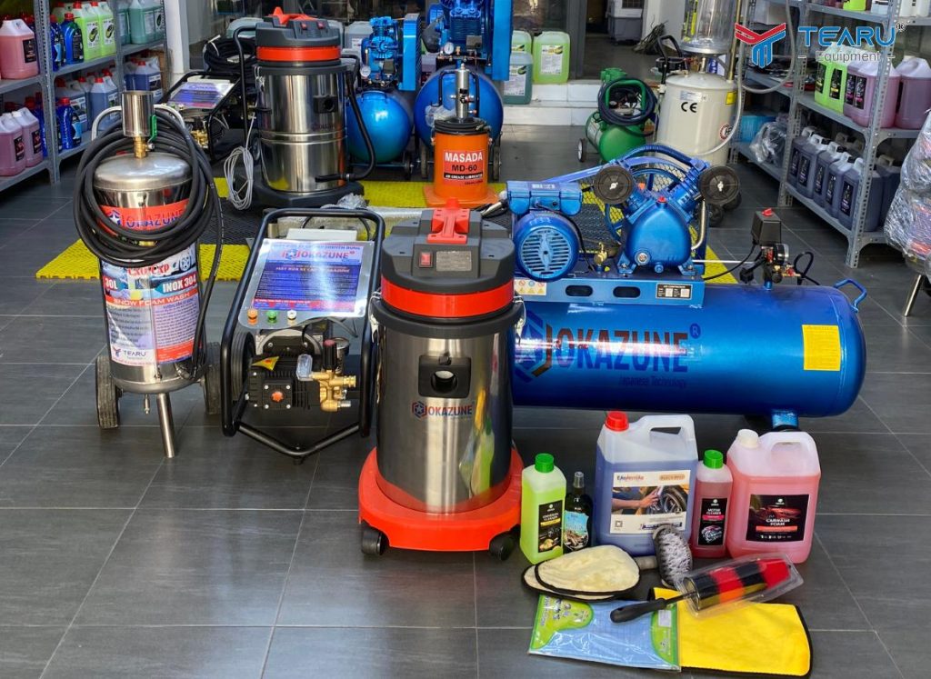 Top 7 Ứng Dụng Thực Tế Của Máy Rửa Xe Cao Áp Không Phải Ai Cũng Biết 5 Công ty Tearu chuyên cung cấp thiết bị rửa xe 1 pha, 3 pha chuyên nghiệp
