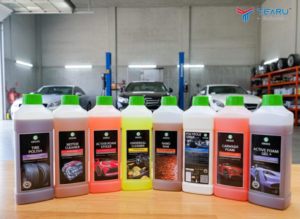 Quy Trình Vệ Sinh Nội Thất Ô Tô Chuẩn Garage Chuyên Nghiệp 5 Công ty Tearu chuyên cung cấp dung dịch rửa và chăm sóc xe toàn diện