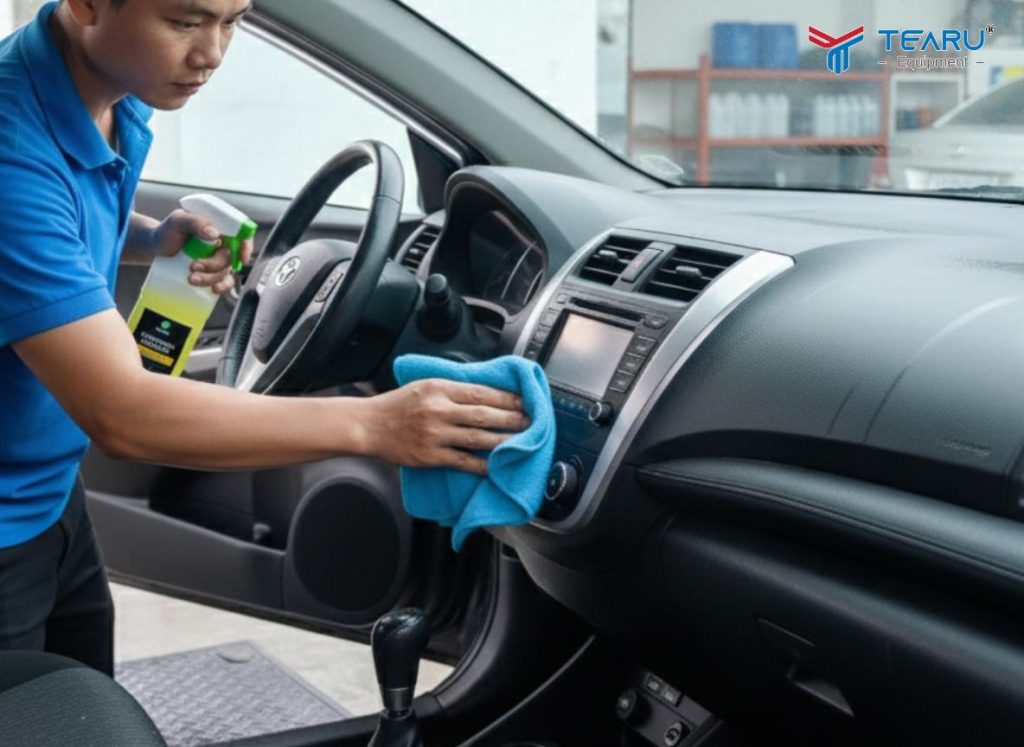 Quy Trình Vệ Sinh Nội Thất Ô Tô Chuẩn Garage Chuyên Nghiệp 1 Quy Trình Vệ Sinh Nội Thất Ô Tô Chuẩn Garage Chuyên Nghiệp