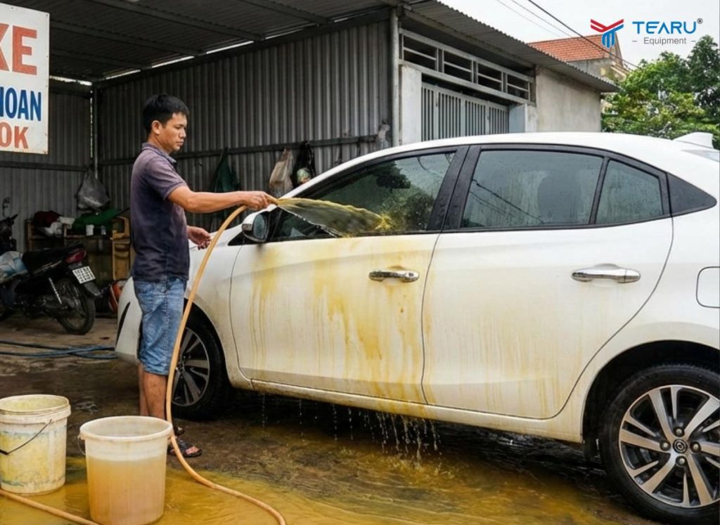 Nguồn Nước Rửa Xe Không Đạt Chuẩn Gây Hại Gì Cho Xe? 1 Nguồn Nước Rửa Xe Không Đạt Chuẩn Gây Hại Gì Cho Xe?