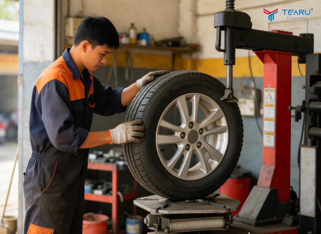 Lốp Xe Mòn Không Đều Có Nguy Hiểm Không? Khi Nào Cần Thay Lốp? 4 Cần đảo lốp định kỳ mỗi 8000 - 10000km để lốp có thể mòn đều ít gây nguy hiểm khi xe lưu thông