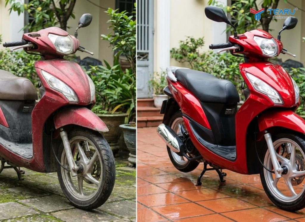 Cách Chăm Sóc Dàn Áo Xe Máy Để Giữ Màu Lâu Phai – Bí Quyết Ai Cũng Nên Biết 4 Cần thương xuyên vệ sinh và bảo dưỡng dàn áo xe máy để giữ được độ mới