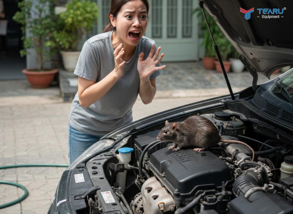 Cách Đuổi Chuột Trên Xe Ô Tô Hiệu Quả, An Toàn Không Hại Xe 1 Cách Đuổi Chuột Trên Xe Ô Tô Hiệu Quả, An Toàn Không Hại Xe
