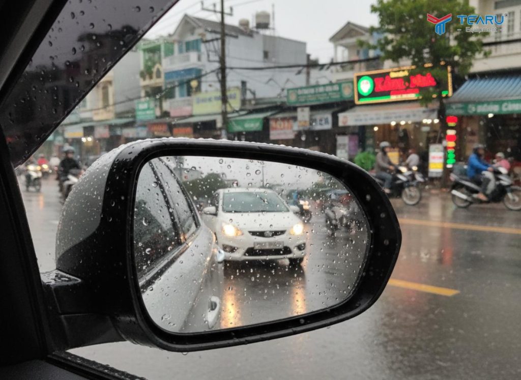 Cách Chống Đọng Nước Kính Chiếu Hậu Trời Mưa Giúp Lái Xe An Toàn Hơn 4 Sử dụng các biện pháp chống bám nước cho kính chiếu hậu giúp lái xe an toàn hơn