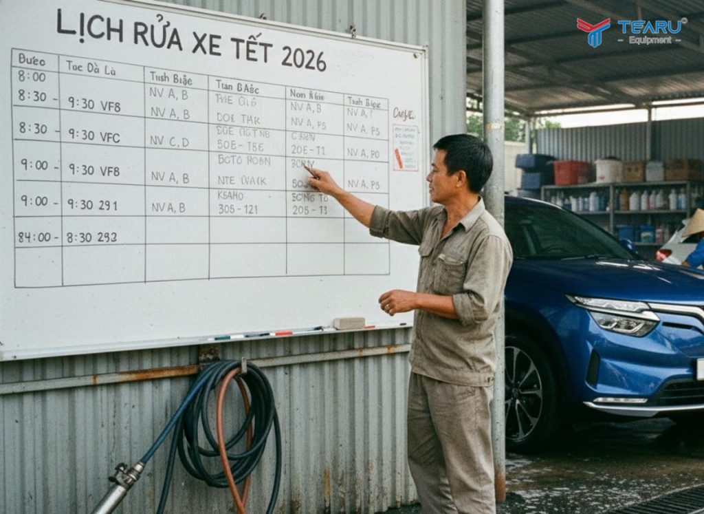 Ưu & Nhược Điểm Khi Tiệm Rửa Xe Dịp Tết Nhận Đặt Lịch Online 4 Tiệm cần có quản lý sắp xếp lịch để hẹn khách linh động tránh thời gian chết