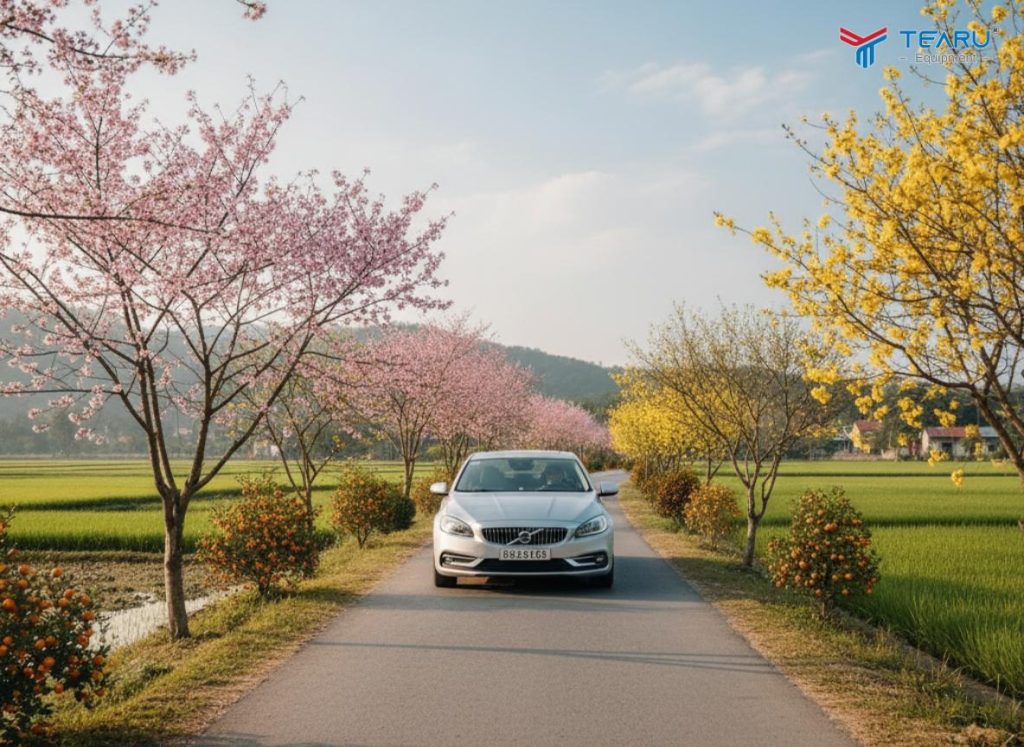 Chọn Hướng Xuất Hành Cho Xe Ô Tô Theo Phong Thủy Chuẩn Nhất 2026 3 Rửa xe sạch sẽ trong ngày khởi hành đầu năm để đem lại may mắn