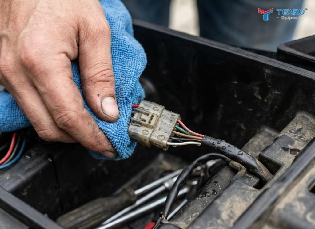 Cách Xử Lý Tình Trạng Rửa Xe Máy Xong Không Đề Được Tại Nhà 3 Dùng khăn hoặc xịt thổi khô các giác cắm điện rồi thử đề lại xe