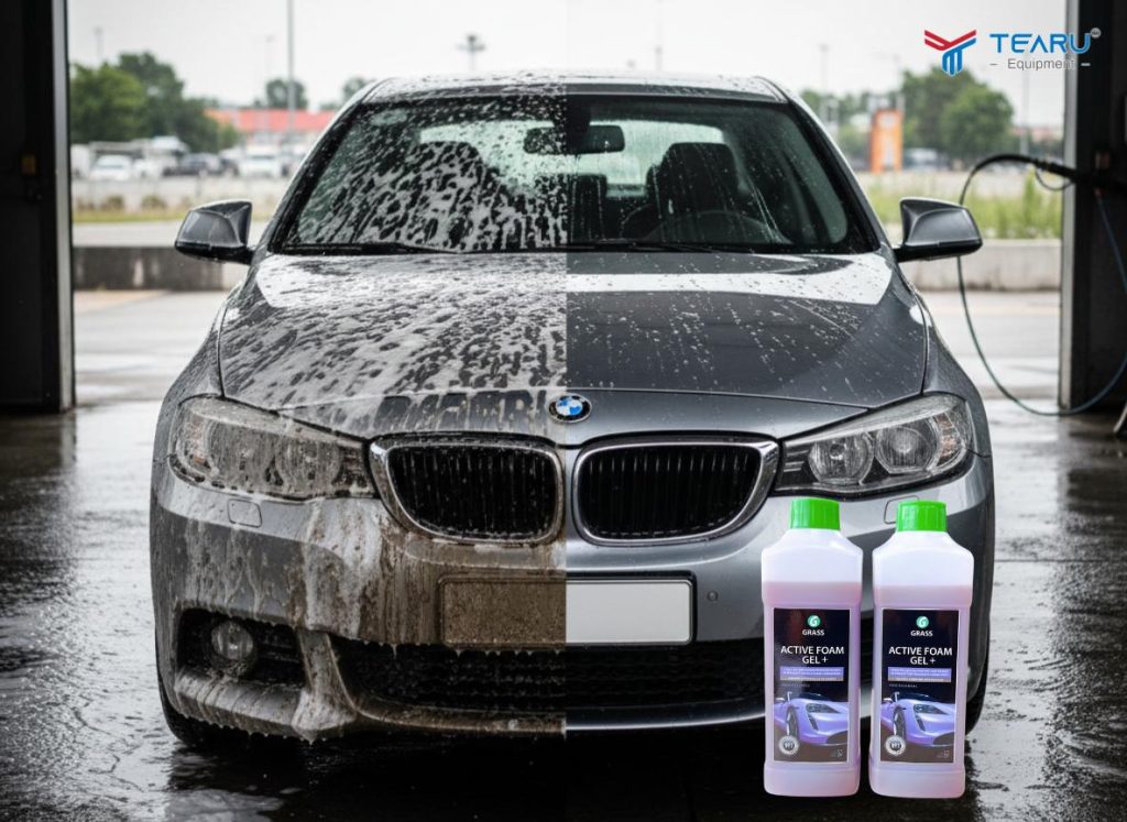 Những Trường Hợp Không Nên Áp Dụng Rửa Xe Không Chạm 6 Khi sử dụng dung dịch rửa xe không chạm cần Pha dung dịch đúng tỉ lệ theo hướng dẫn