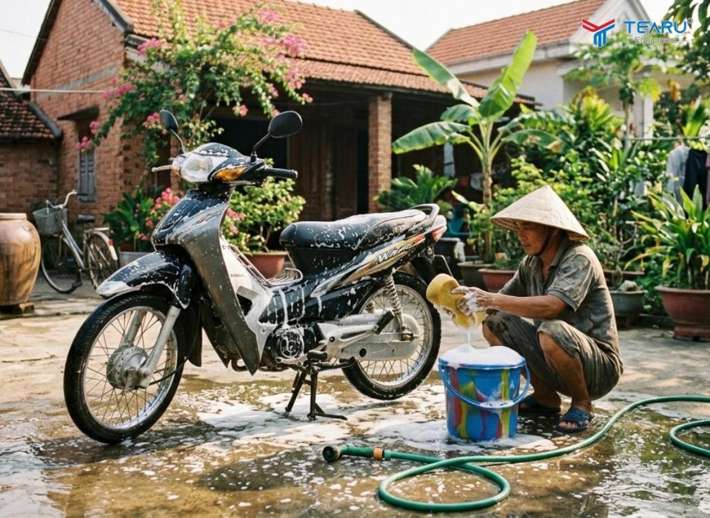 Tự Làm Nước Rửa Xe Máy Tại Nhà: Cách Pha Đơn Giản Ai Cũng Làm Được 1 Tự Làm Nước Rửa Xe Máy Tại Nhà: Cách Pha Đơn Giản Ai Cũng Làm Được