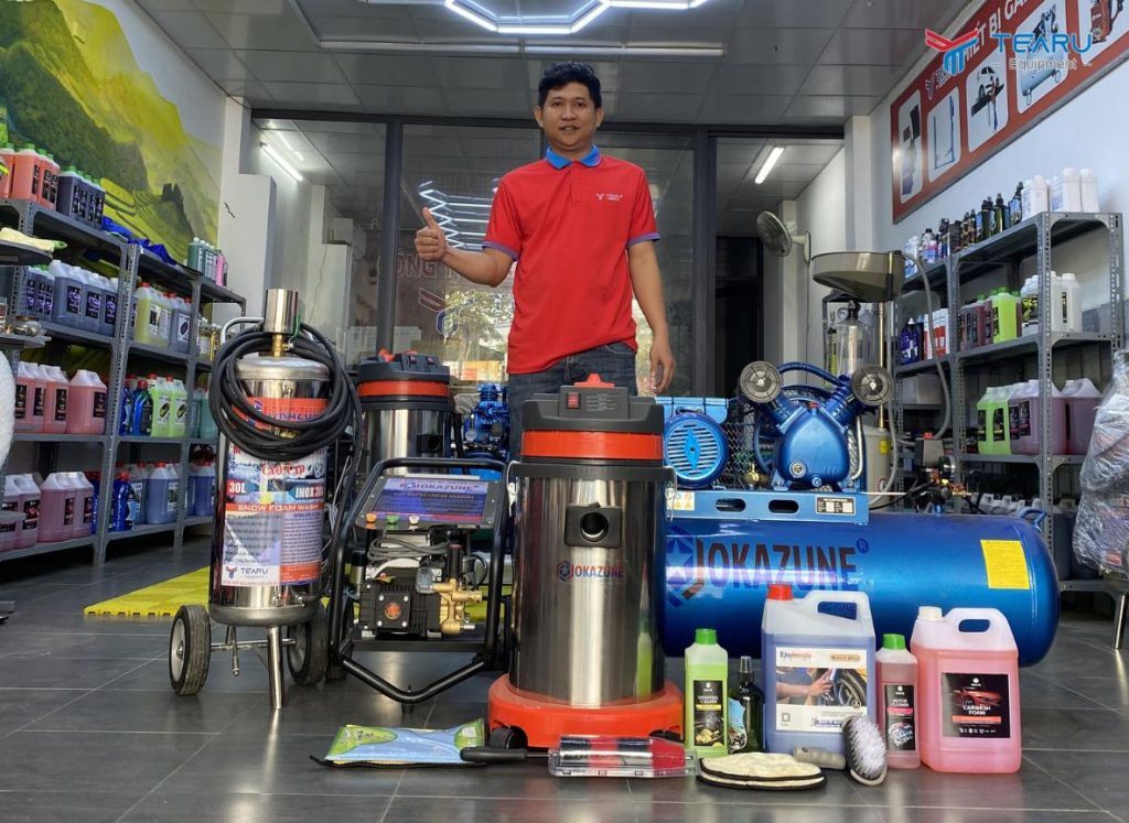 Cách Làm Xe Luôn Bóng Đẹp Sau Khi Rửa Xe: Bí Quyết Đơn Giản Ai Cũng Làm Được 5 Công ty Tearu cung cấp đầy đủ thiết bị, dụng cụ, dung dịch rửa xe uy tín hàng đầu