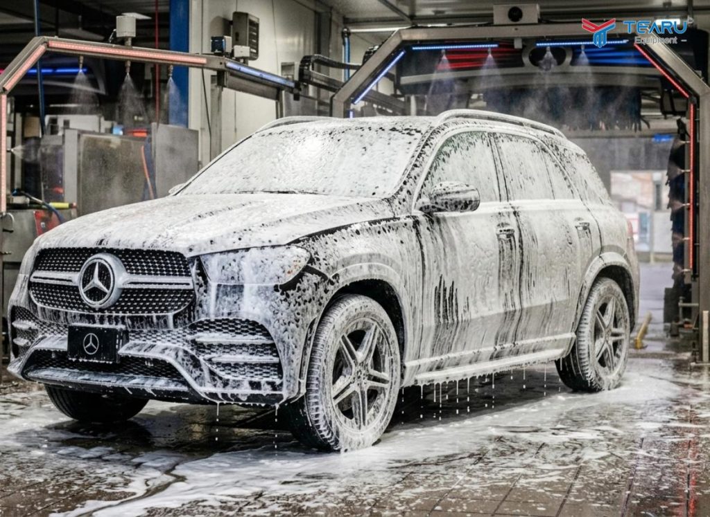 Vì Sao Nhiều Tiệm Rửa Xe Chuyển Sang Công Nghệ Không Chạm? 2 Công nghệ rửa xe không chạm giúp tiết kiệm thời gian và nhân công