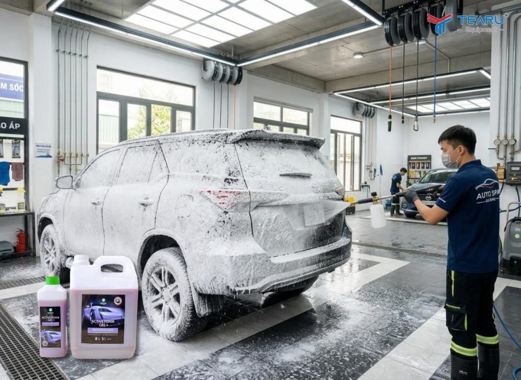 Xu Hướng Công Nghệ Rửa Xe Hiện Đại Được Nhiều Gara Áp Dụng 2 Rửa xe không chạm là công nghệ hiện được các tiệm rửa xe sử dụng để tiết kiệm thời gian và nhân công