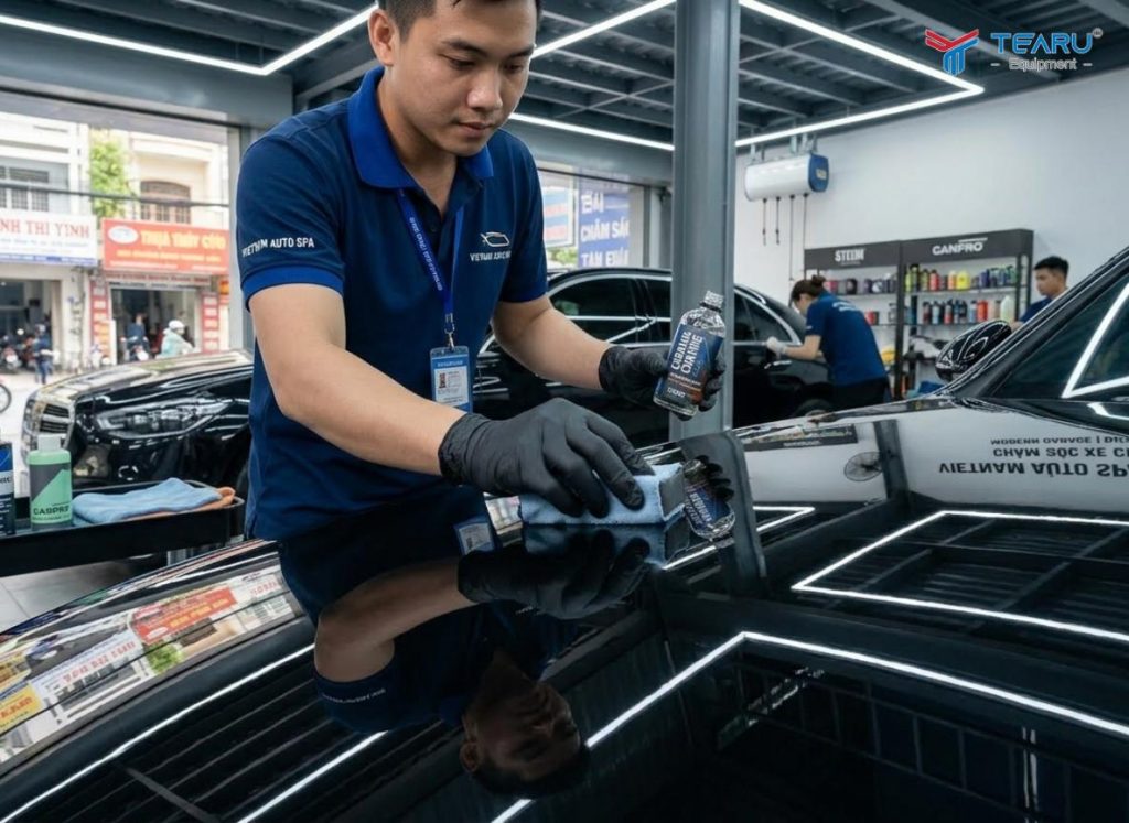 Xu Hướng Chăm Sóc Xe Chuyên Sâu Tại Việt Nam 5 Trung tâm chăm sóc xe chuyên sâu cần có nhiều dịch vụ để phục vụ nhu cầu của khách hàng